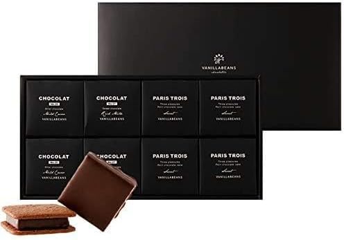 【公式】VANILLABEANS (バニラビーンズ) ショーコラ ＆ パリトロ (12個入) セット チョコレート お中元 ギフト お菓子 (手提げ袋付き 個包装) 詰め合わせ 菓子折り お返し プレゼント 手土産 スイーツ チョコサンド