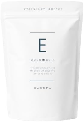 BASSPA エプソムソルト 硫酸マグネシウム 入浴剤 epsom salt bath 計量スプーン付き 純度99％以上 無香料 (10kg)