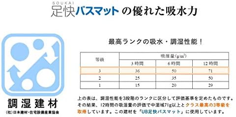 日本製 珪藻土 なのらぼ 足快バスマット 吸収 速乾 バスマット 風呂 浴室(レギュラー バブル 57.5cｍ× 42.5cm × 0.9cm)