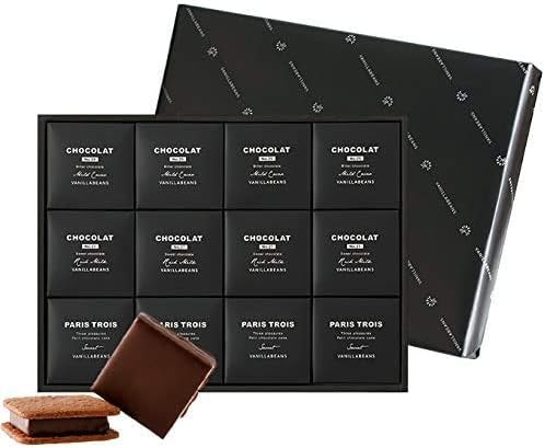 【公式】VANILLABEANS (バニラビーンズ) ショーコラ ＆ パリトロ (12個入) セット チョコレート お中元 ギフト お菓子 (手提げ袋付き 個包装) 詰め合わせ 菓子折り お返し プレゼント 手土産 スイーツ チョコサンド