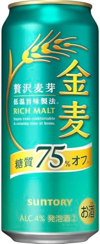 【10月より金麦(発泡酒2)の酒税が上がります】金麦 糖質75%オフ 350ml 24本 [ サントリー ビール 新ジャンル 発泡酒 ]
