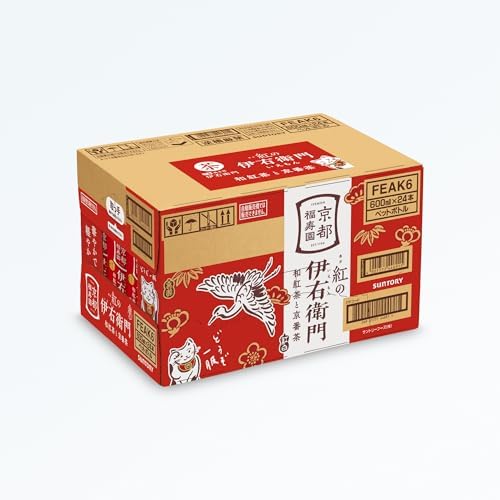 サントリー 伊右衛門 紅の伊右衛門 お茶 600ml×24本