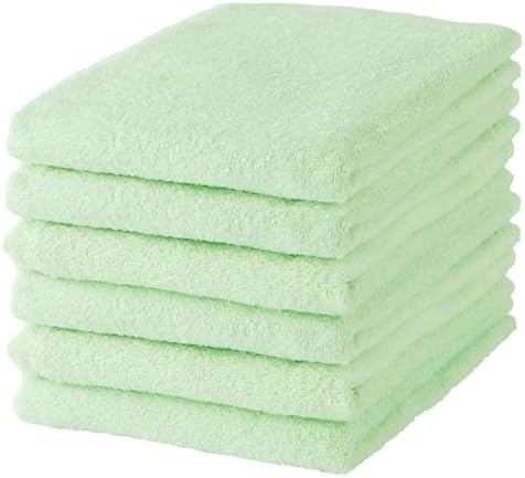 GamachaTowel バスタオル【カカオ 6枚セット】 早く乾く丈夫な薄手タオル 綿100％で肌に優しい 軽くてかさばらず扱いやすい 吸水 速乾 バングラデシュ製 約220g 約60×120cm (カカオ)