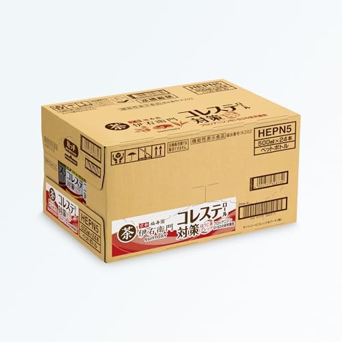 [機能性表示食品] サントリー 伊右衛門プラス コレステロール対策 ほうじ茶ブレンド お茶 500ml ×24本 まとめ売り実施中