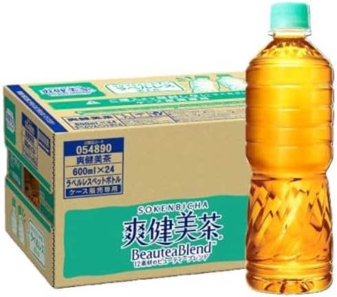 コカ・コーラ 爽健美茶 ラベルレス 600ml ×24本