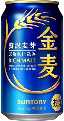 【10月より金麦(発泡酒2)の酒税が上がります】金麦 350ml 24本 [ サントリー ビール 新ジャンル 発泡酒 ]