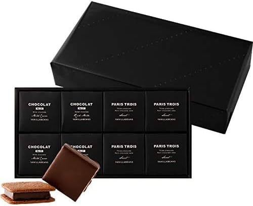 【公式】VANILLABEANS (バニラビーンズ) ショーコラ ＆ パリトロ (12個入) セット チョコレート お中元 ギフト お菓子 (手提げ袋付き 個包装) 詰め合わせ 菓子折り お返し プレゼント 手土産 スイーツ チョコサンド