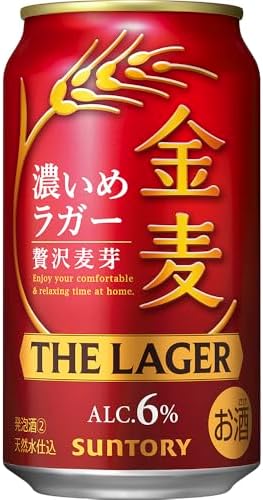 【10月より金麦(発泡酒2)の酒税が上がります】金麦 ザ・ラガー 350ml 24本 [6缶×4] [ サントリー ビール 新ジャンル 発泡酒 ]