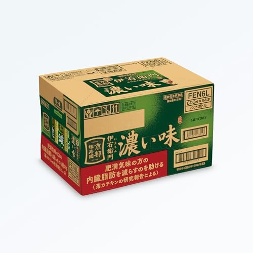 [機能性表示食品] サントリー 伊右衛門 濃い味 600ml×24本 まとめ売り実施中
