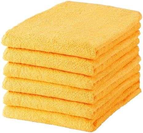 GamachaTowel バスタオル【カカオ 6枚セット】 早く乾く丈夫な薄手タオル 綿100％で肌に優しい 軽くてかさばらず扱いやすい 吸水 速乾 バングラデシュ製 約220g 約60×120cm (カカオ)