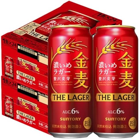 【10月より金麦(発泡酒2)の酒税が上がります】金麦 ザ・ラガー 350ml 24本 [6缶×4] [ サントリー ビール 新ジャンル 発泡酒 ]