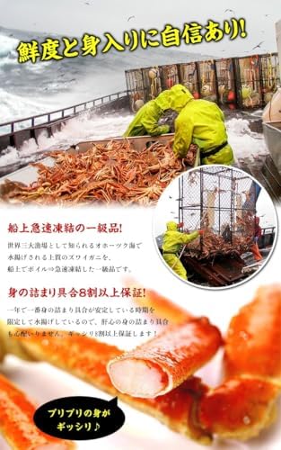 甲羅組 ボイル ずわいがに 足 メガ盛り (小型～中型サイズ【3kg】)