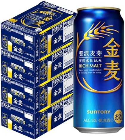 【10月より金麦(発泡酒2)の酒税が上がります】金麦 350ml 24本 [ サントリー ビール 新ジャンル 発泡酒 ]