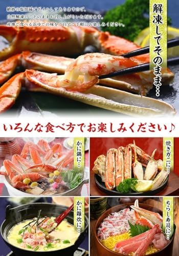 甲羅組 ボイル ずわいがに 足 メガ盛り (小型～中型サイズ【3kg】)