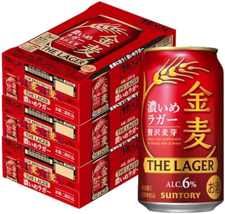 【10月より金麦(発泡酒2)の酒税が上がります】金麦 ザ・ラガー 350ml 24本 [6缶×4] [ サントリー ビール 新ジャンル 発泡酒 ]