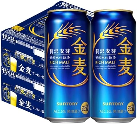 【10月より金麦(発泡酒2)の酒税が上がります】金麦 350ml 24本 [ サントリー ビール 新ジャンル 発泡酒 ]