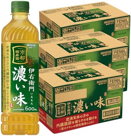 [機能性表示食品] サントリー 伊右衛門 濃い味 600ml×24本 まとめ売り実施中