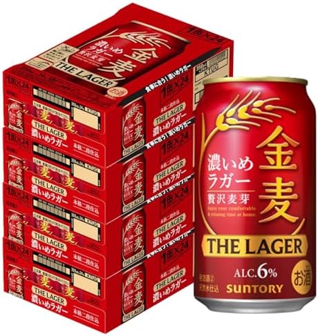 【10月より金麦(発泡酒2)の酒税が上がります】金麦 ザ・ラガー 350ml 24本 [6缶×4] [ サントリー ビール 新ジャンル 発泡酒 ]