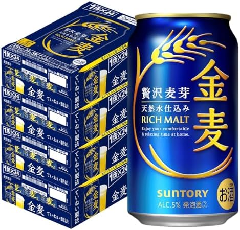 【10月より金麦(発泡酒2)の酒税が上がります】金麦 350ml 24本 [ サントリー ビール 新ジャンル 発泡酒 ]