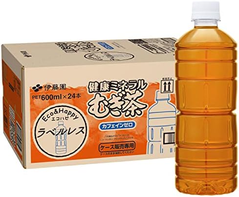伊藤園 ラベルレス 健康ミネラルむぎ茶 600ml×24本