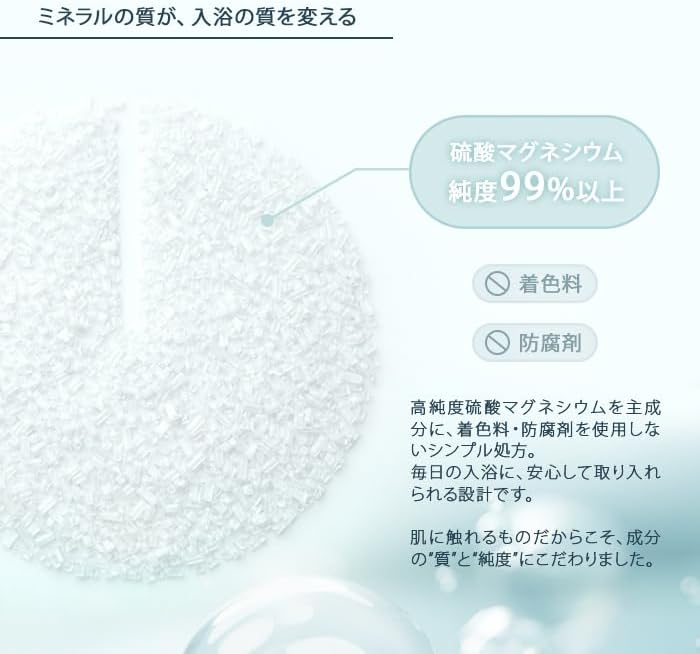 BASSPA エプソムソルト 硫酸マグネシウム 入浴剤 epsom salt bath 計量スプーン付き 純度99％以上 無香料 (10kg)