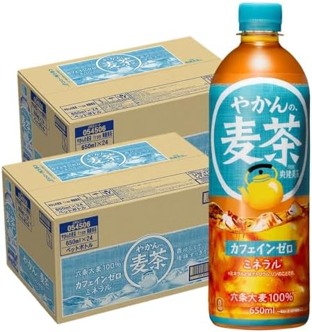 コカ・コーラ やかんの麦茶 from 爽健美茶 650mlPET×24本 (× 2)
