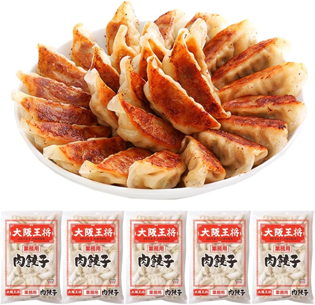 大阪王将 肉餃子12袋600個入りタレ72袋大盤振る舞いセット ※同梱不可 ※ケース出荷 ギョーザ 冷凍食品 惣菜 おつまみ