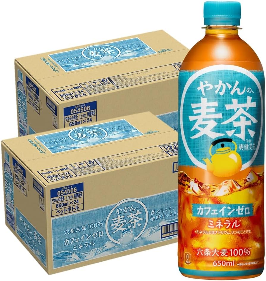 コカ・コーラ やかんの麦茶 from 爽健美茶 650mlPET×24本 (× 2)