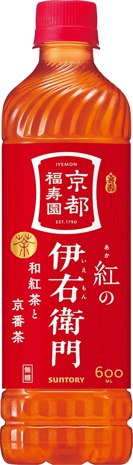 サントリー 伊右衛門 紅の伊右衛門 お茶 600ml×24本